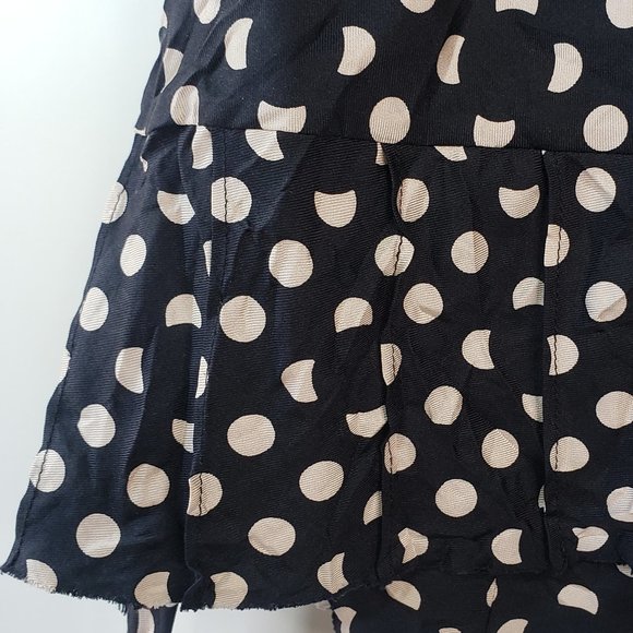 Vintage Marc By Marc Jacobs 100%  Silk Polkadot Top - Picture 8 of 13